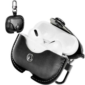 CIOODDW Airpods Pro 2 �P�[�X�Ή� airpods pro ��ꐢ��/��񐢑� �����{�v PU���U�[ �J�o�[ �S�ʕی� �[�d LED���C�g�������� �ϏՌ� �y�� �L�Y�h�~ ������� ���C�����X�[�d�Ή� �L�[�z���_�[�t�� �c