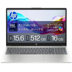 HP �m�[�g�p�\�R�� 15-fd 15.6�C���` �C���e�� Core Ultra 7 155H ������16GB SSD512GB Windows 11 WPS Office���� �J�����V���b�^�[ �w��F�� ���^ Copilot�L�[���� �i�`�������V���o�[