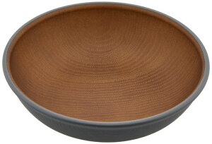 正和Showaissoecco木目樹脂ラウンドプレートSグレークリーンコート電子レンジ・食洗器対応日本製軽い割れにくい食器アウトドア4967835