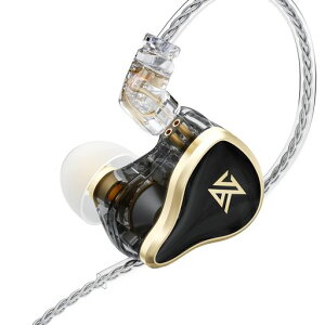 KZ ZAS �C���z�� �L�� HiFi 7BAs + 1DDs�n�C�u���b�h16�h���C�o�[IEM�C���z��, �X�|�[�c �m�C�Y�L�����Z�����O�C���t�H�� 3.5mm�W���b�N 2Pin ���P�[�u�� ���E���C���z��(�}�C�N�t���A�u���b�N)