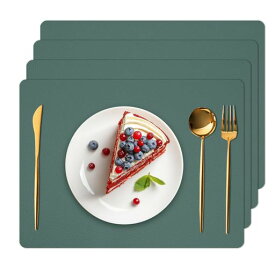 ランチョンマットSilicontyプレースマットお食事マットディナーマット食卓マット食器マットシリコンマットエコホコリ防止抗菌帯電防止触感よし4枚セットテーブルマットパソコンマット…