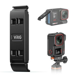 VRIGInsta360AcePro2�p�o�b�e���[�J�o�[�N�C�b�N�����[�X�}�E���g�c�����B�e�A���~�f�ރo�b�e���[�W��h��Insta360AcePro2�A�N�V�����J�����A�N�Z�T���[