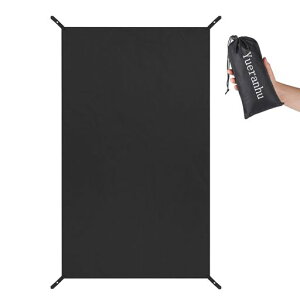 Yueranhu �O�����h�V�[�g �e���g �V�[�g �h�� �R���p�N�g ��110cmx210cm �A�E�g�h�A �L�����v �o�R �s�N�j�b�N �}�b�g ���W���[�V�[�g ���[�ܕt��