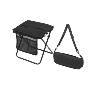 Fentefere超軽量折りたたみ椅子アウトドアチェア軽量コンパクト耐荷重120kgカーボンスチールフレーム収納袋一体型ショルダーストラップ付きおりたたみパイプ椅子キャンプ/BBQ/花見/登山/ス…