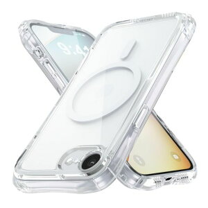 �G���R�� iPhone 17e/16e �P�[�X �J�o�[ ZEROSHOCK �ϏՌ� �Ռ��z�� Magsafe�Ή� 4�p�o���p�[ �O���b�v���̂���J�[�u���C�� �J���������Y�ی�݌v ���C�����X�[�d�Ή� �N���A PMWA26SZELKMCR