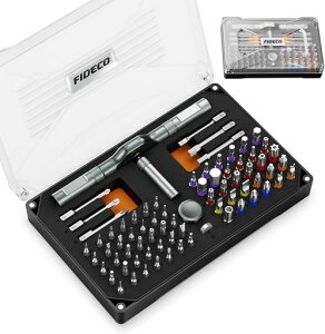 FIDECO 74 in 1 ���C���`�F�b�g�h���C�o�[�Z�b�g �}���`�r�b�g DIY �h���C�o�[�Z�b�g ���[�P�[�X�t�� �C���c�[���L�b�g