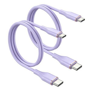USB-C �P�[�u�� 1m 2�{�Z�b�g 60W PD�Ή� Type-C to Type-C 480Mbps
