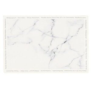 ベストコランチョンマットリバーシブル42x32cm大理石柄ホワイトブラックNX-181MARBLEKITCHEN