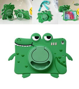 CrazyLemon �K�p iPad 11���� �P�[�X (A16�A2025) ���킢�� 360�x��] �����O�t�� �c�u�� ���u�� �X�^���h�@�\ ���|�� �X�g���b�v �t�� ���������� �O���[�� �N���R�_�C�� �f�U�C�� �\�t�g �V���R�[�c