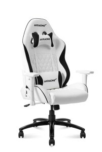 AKRacingティーン向けゲーミングチェアデスクチェア学習椅子ホワイト白Pinonピノン低身長145cm~165cm子供向け在宅リモート5年保証