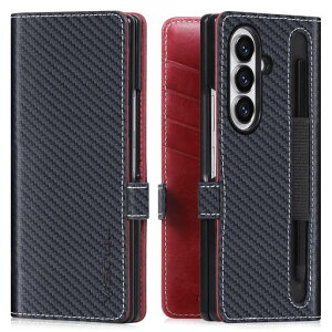 VISOUL Galaxy Z Fold8 Ultra �Ή� �P�[�X �蒠�^ �{�v �X�}�z�P�[�X S�y�����[�|�P�b�g �M�����N�V�[Z�t�H�[���h8 �E���g�� �X�^���h�@�\ 8.0�C���` �J�[�{�����U�[ �u���b�N�E���b�h