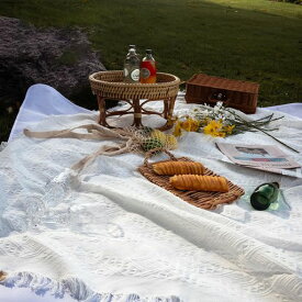 happykauレジャーシートピクニックシート130*180CM1~4人用ピクニックマット薄型おしゃれ折りたたみピクニック・ブランケットピクニックラグ大判布無地軽量携帯便利ラグアウトドアキャンプ…