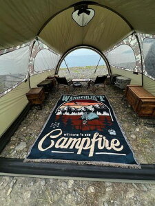 PeelForest韓国キャンプキャンプ用品キャンプレイアウトアウトドアインテリアラグマットコットカバー大判160X220cm...