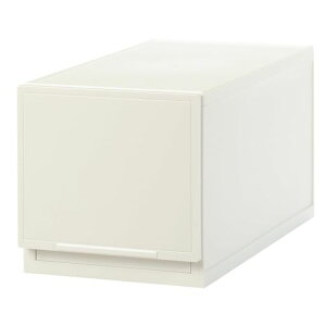 サンカコレクトケース組み合わせ自由自在引き出し収納ケーススリムMホワイト(前パネル鏡面)ライフスタイルに合わせて組み合わせができる引き出し収納スルっと引き出せてスキッと閉ま…