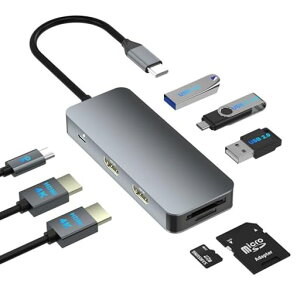 hbLOXe[VHDMI28-IN-1hbLOXe[VTypec3USB-A/PD100W}[d/SD&TFJ[h}`fBXvC3HDMIUSBnuType-CnuMSTfA4K