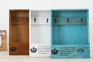 Ansimple木製キーボックス小物ボックスキースタンド玄関インテリア壁掛け立て掛け家庭・事務所・工場・オフィス鍵管理用形選択色選択