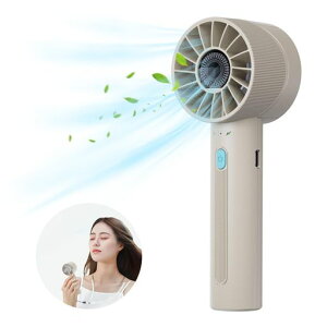 COZOME手持ち扇風機携帯扇風機静音ハンディファン強力usb-c充電式小型扇風機4段階風量調節最大16時間動作ハンド扇風機、105g軽量ミニ扇風機首掛けストラップ付きハンズフリー扇風機熱中症…