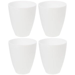 DOITOOLランプシェードポール傘のみ白いプラスチック4個ライトシェード壁用シャンデリアシンプルトルチエール交換室内灯カバー電球カバードラムランプシェード壁取り付け用