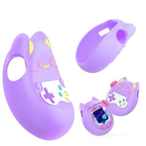 CHUNSHUN新登場fortamagotchiparadiseケースシリコーン保護カバー耐衝撃防塵キズ防止装着充電可能全面保護ケースtamagotchiparadise対応(purple)