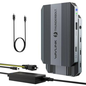 WAVLINK10-in-1USB-ChbLOXe[VtypeChbLO100Wo2ʃ[h4K/1080PfAfBXvCΉ4USB-A3.0|[g/BC1.2[dT|[g/RJ45/3.5mm
