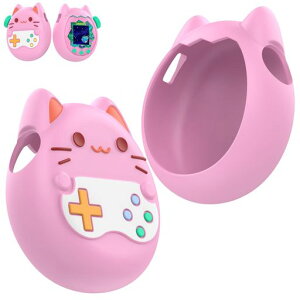 FORTamagotchiParadise用ケース【2025新型】fたまごっちパラダイス用シリコンケースかわいい柔らかいシリコン製子供向き軽量耐衝撃ギス防止指紋防止装着充電可能落下防止全面保護ケース(ピン…