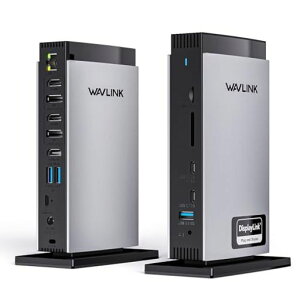 WAVLINK15-in-1jo[TDisplayLinkhbLOXe[VAM1/M2/M3MacWindowsp̃gv4KUSB-C/USB