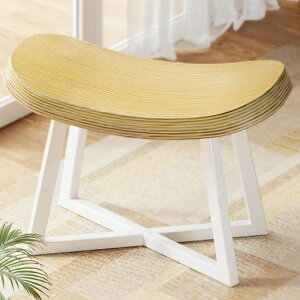 iTsst木製スツール小さい椅子踏み台脚立玄関椅子無垢材スツール天板とスチールサポートの足置き場長さ40.5x幅20x高さ30cm耐荷重181kg