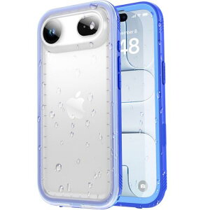 SPORTLINKiPhoneAir用防水ケース-いPhoneAirケース完全防水IP68規格防水等級防雪防塵耐衝撃360°全面保護ワイヤレス充電フェイスID認証対応カメラ調整ボタン操作便利超薄型ストラップ付き