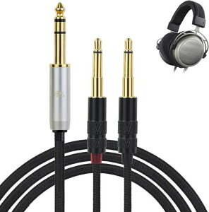 okcsc TCL3.5 �w�b�h�z���P�[�u�� SUNDARA ���P�[�u�� �C���z���E�w�b�h�z���p HiFiman�p MDR-Z7�EArya�ESUNDARA�EANANDA�ȂǂɓK�� OFC 4�c ����2.0m 6.35mm