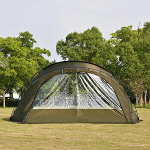 TOMOUNT大型シェルターテント75Dナイロン超軽量ドームテント高220CMアルミポール3~4人用自立式アウトドア【TPUドア+メッシュドア】煙突穴付き多機能キャノピー4シーズン適用簡単設営【MOON-XG