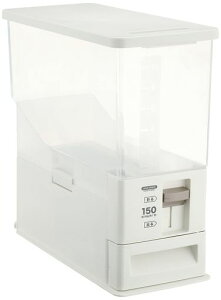 アスベル米びつ無洗米対応計量米びつ分解できる12kg白丸洗い可能A7503