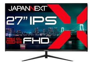 JAPANNEXT 27�C���` ���j�^�[ �t��HD 1920x1080�𑜓x IPS �f�B�X�v���C (/ USB-C ���d (65W) / �X�s�[�J�[����/�u���[���C�g�J�b�g) JN-IPS27FHD-C65W