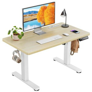 ErGear �d�����~���f�X�N ���[�^�C�v 48-72cm�������� �R���Z���g&USB�|�[�g�t�� ��90cm ���[�f�X�N 4�i�K�����������[