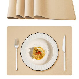 プレースマットSilicontyランチョンマットお食事マット食卓マット食器マットシリコンマットエコホコリ防止抗菌帯電防止触感よし4枚セットテーブルマットパソコンマット製菓マット調理…