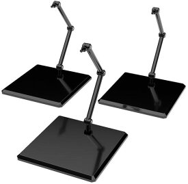 グッドスマイルカンパニー[GOOD SMILE COMPANY] THE シンプルスタンドx3 BLACK【フィギュア&模型用】プラスチック製台座
