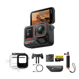 Insta360AcePro2-ライカとの共同開発による防水仕様の8Kアクションカメラ。1/1.3インチセンサー、デュアルAIチップ暗所性能オーディオ、フリップ式スクリーン&AI編集でVlogやオートバイなどに…
