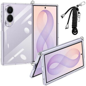 NISIILNG Galaxy Z Fold 8 �p �P�[�X �N���A �V�����_�[ �M�����N�V�[ Z �t�H�[���h8 �J�o�[ �R�t��