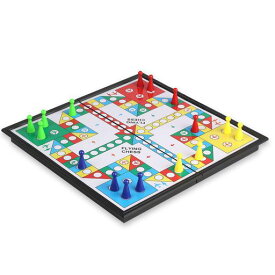 Andux折りたたみ式マグネット式チェスポータブルボードゲームセットパズルゲーム20x20x2cmCXYXQ-03(S;フライングチェス)