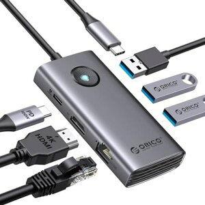 ORICOUSBCnu6-in-13*USB3.02.5GbpsC[Tlbg4K@30HzHDMIo100WPD[dLANϊA_v5Gbpsf[^]Ztp[/oXp[Ή