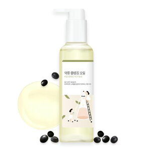 ROUNDLAB(ラウンドラボ)黒豆栄養クレンジングオイル200ml【肌バリアケア、敏感肌、肌キメケア、ハリケア、低刺激、乾燥肌、黒豆スキンケア】ブラックヘッドクレンジング200mL