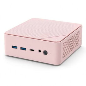ミニPC 【ピンク 初登場 Ryzen 5 3500U・Office 2024搭載】 メモリ増設+NVMe SSDx2拡張対応|4コア8スレッド ブースト3.7GHz|4Kx3画面出力・Wi-Fi 6 HDMI/DP/Type-C・Win11 Pro