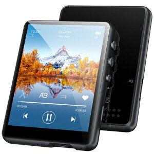 MECHEN MP3�v���[���[ Bluetooth5.3 �f�W�^���I�[�f�B�I�v���[���[ ���y�� �~�j���y�v���[���[ 32GB���� 128GB�܂Ŋg���\ HIFI �X�s�[�J�[���� 2.4�C���`�^�b�`�X�N���[�� FM���W�I�E�^���E