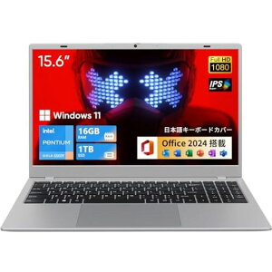 UOWAMOU �m�[�g�p�\�R�� 15.6�C���` 1920x1080 IPS�t���X�N���[�� ���� Intel�y���e�B�A���S�[���h 6500Y �v���Z�b�T�[ 16GB ������+1TB SSD ���^�{�f�B�݌v Windows11 ���� �É��\��