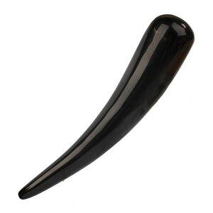 YFFSFDCマッサージ棒顔ツボ押しスティック刮莎棒天然水牛の角全身マッサージ棒指圧棒足ツボ肩首背中オカリナ型男女兼用