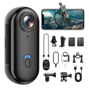 �A�N�V�����J���������E����^��@�\�|�[�^�u��Vlogcamera�~�j�A�N�V�����J�����E�F�A���u�����^�{�f�B�J�����o�b�e���[����150��30m�h��(IPX8)Android/IOS�Ή�1080P