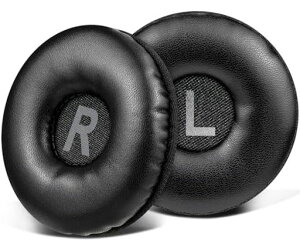 SOULWITイヤーパッドイヤークッションLogicoolロジクールH390/H390RH600/H600RH609H760ワイヤレスヘッドセット用交換パッドより厚くするヘッドパッド耳当てプロテインレザーブラック