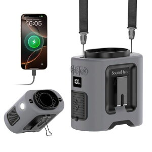 Socool���|����@�x���g�t�@��14500mAh��e�ʖ\�����[�h�t��5�i�K��������1��4��(���|��/��|��/���/�莝��)�ő�67���ԘA������360°��]�N���b�v&�Ɨ��X�C�b�`&�����d��&LED�c�ʕ\�����{��c