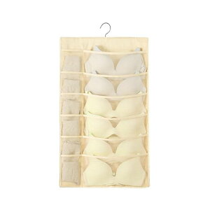 Kailund下着収納吊り下げ下着いれ収納両面収納36ポケット吊り下げ収納下着ポケット下着収納ケースクローゼット下着ウォールポケット靴下小物収納仕切りポケットメッシュ通気性フック付…