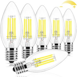 Wonninek �V�����f���A�d�� e17 led �����F 40W�`���� ������Ή� �t�B�������g�d�� PSE�F�؍ς� LED�d�� 4000K 556lm Ra95+ �ȃG�l 4W LED �G���W���d�� C35 �X�C�^�d�� ���`���Ή�
