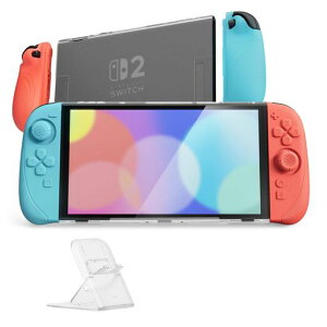 PlayVital Ranger Nintendo Switch 2(2025)�Ή��ی�J�o�[ �V���R���O���b�v+PC���n�[�h�J�o�[�P�[�X �܂肽���݃X�^���h&�e�w�O���b�v�L���b�v�t�� �h�b�N�Ή��y�N���A�z���C�g�z